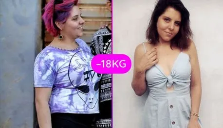 Juliana perdeu 18kg em 4 Mêses