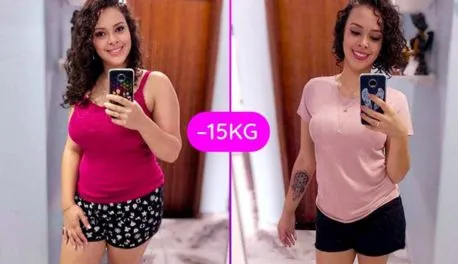 Angelica perdeu 15kg em 2 Mêses