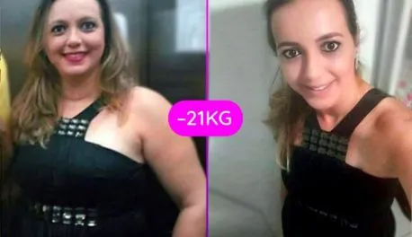 Andressa perdeu 21kg em 6 mêses